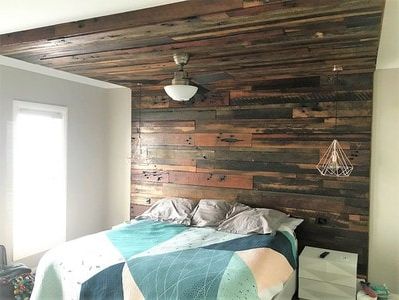 Bedroom Feature Wall - Run of the Mill 
