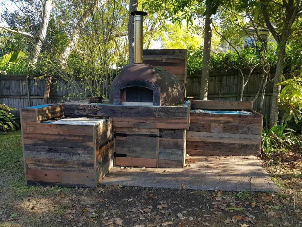 Woodfire Pizza Cladding - Run of the Mill 